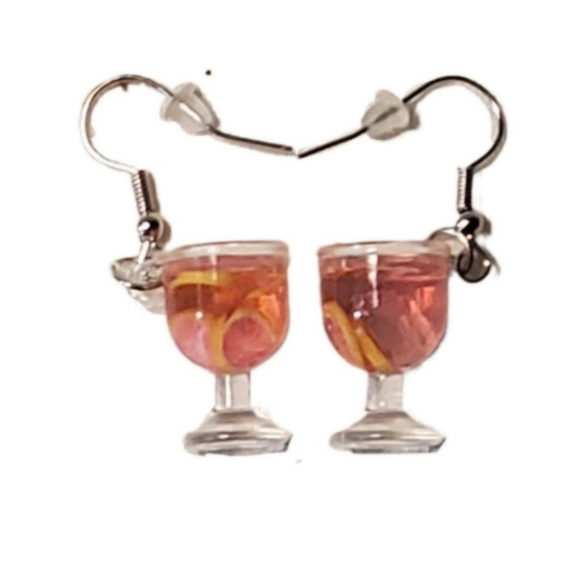 Miniature Fruit Cocktail Earrings - Picture 2 of 15